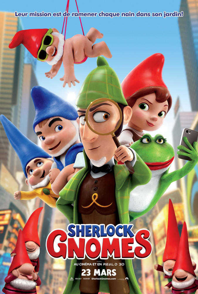 Sherlock Gnomes - Bastien Chauvet ancien étudiant École Georges Méliès