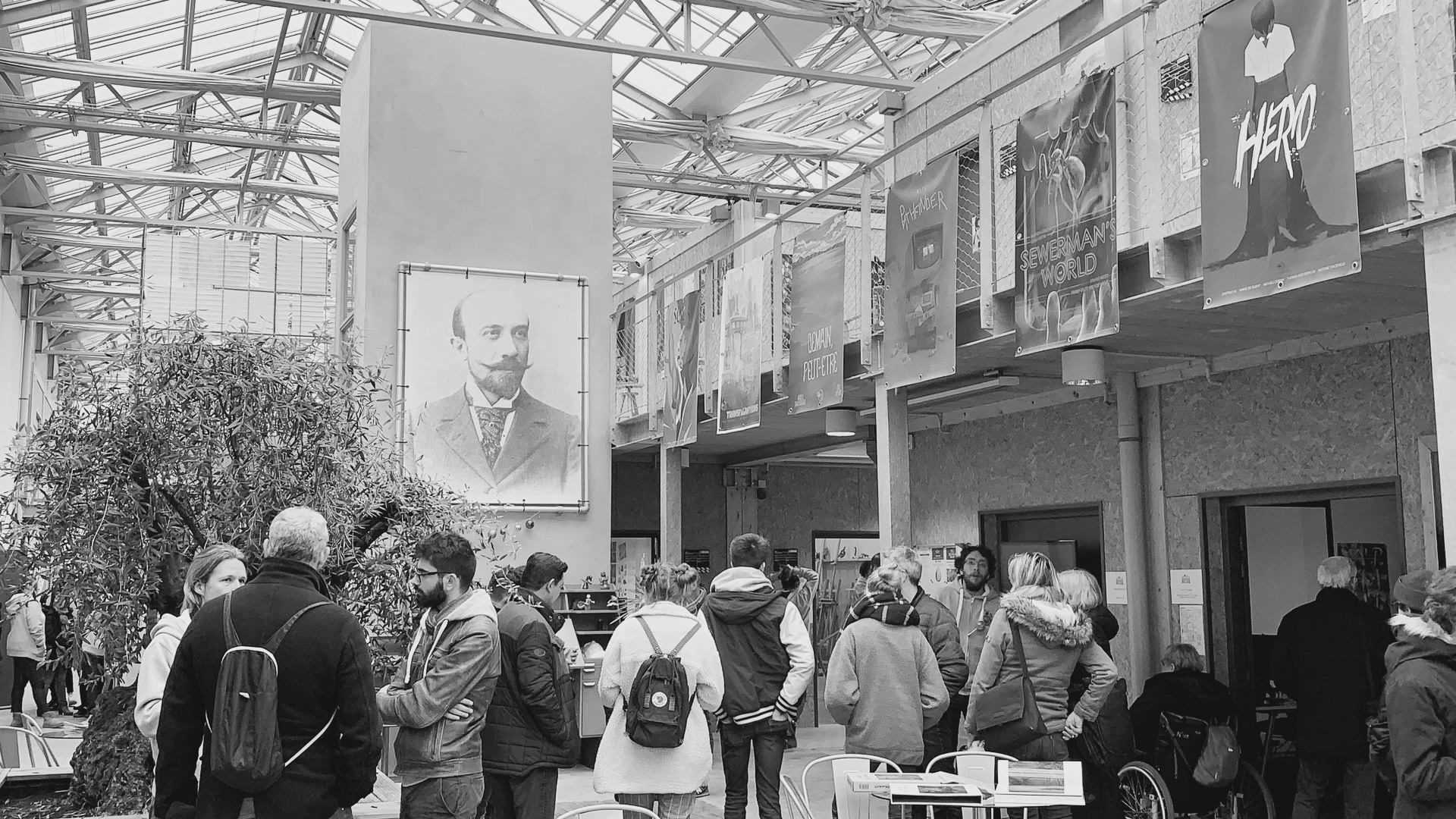 Mosaïque d’extraits de films et projets étudiants de l’École Georges Méliès
