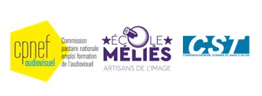 Logos CPNEF, École Méliès et CST