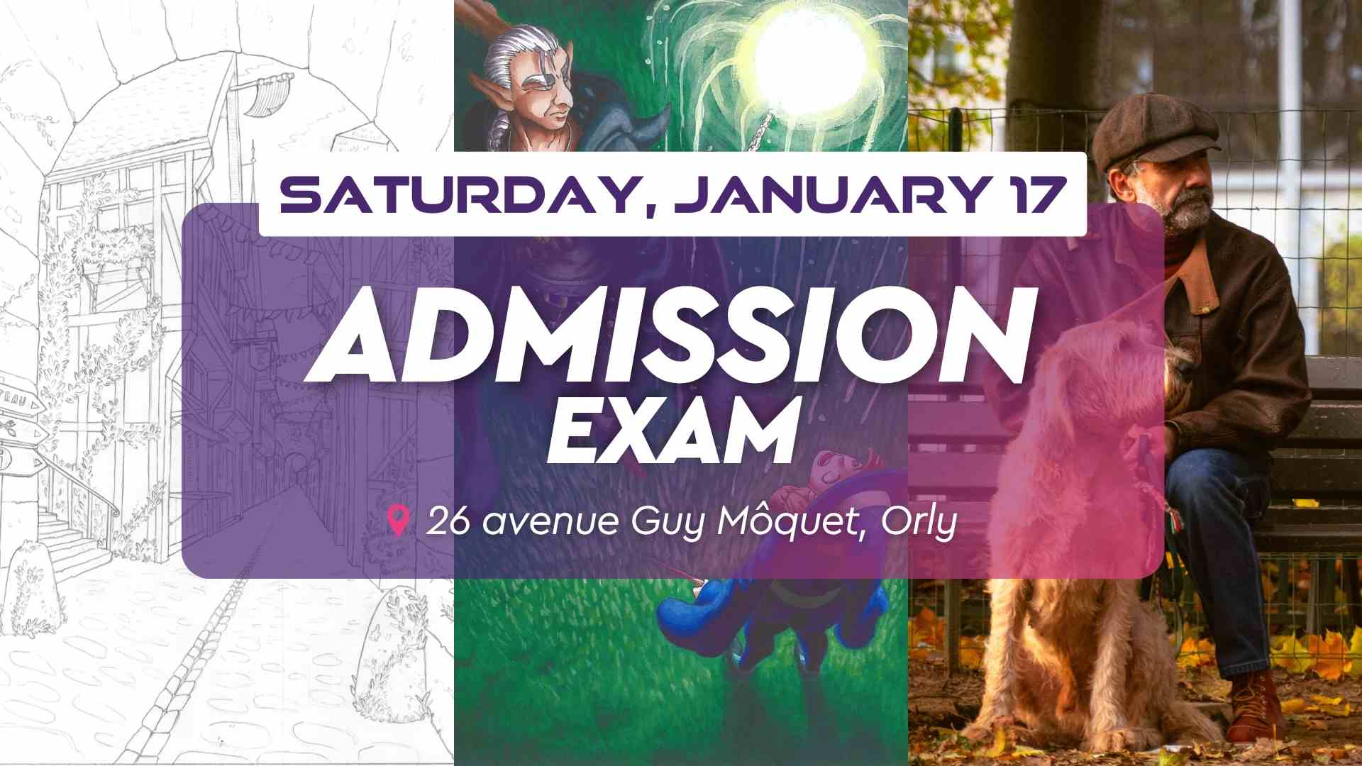 First entrance exam session at École Méliès