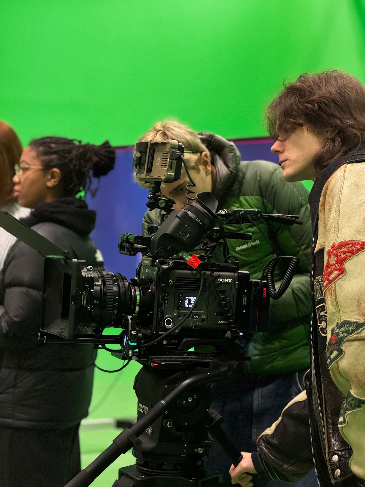 Préparation tournage étudiants École Méliès Orly