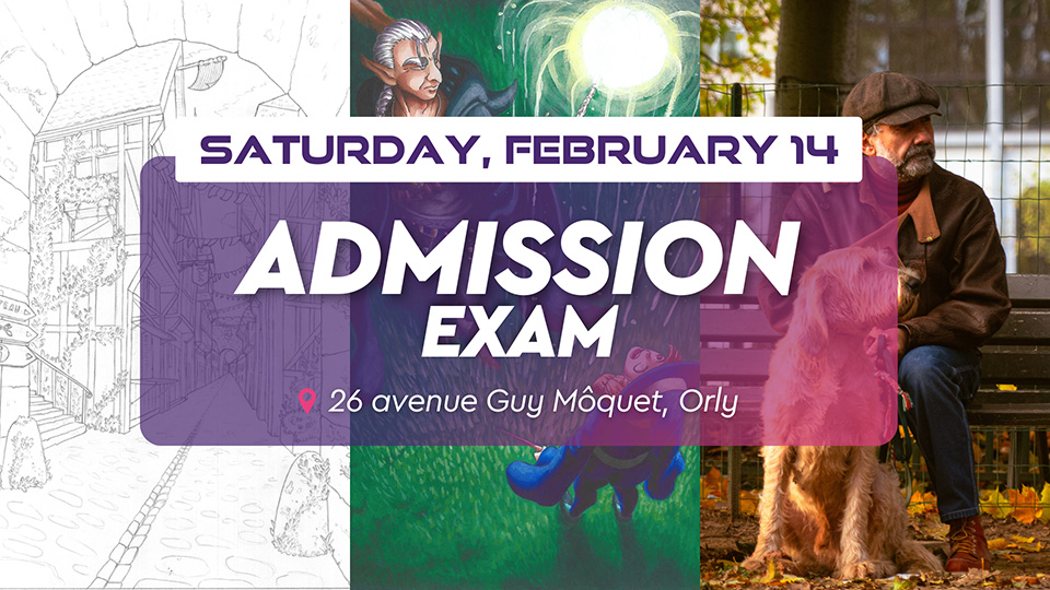 Entrance exam session at École Méliès