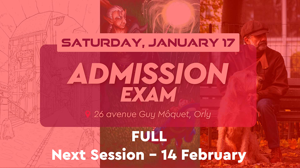 First entrance exam session at École Méliès