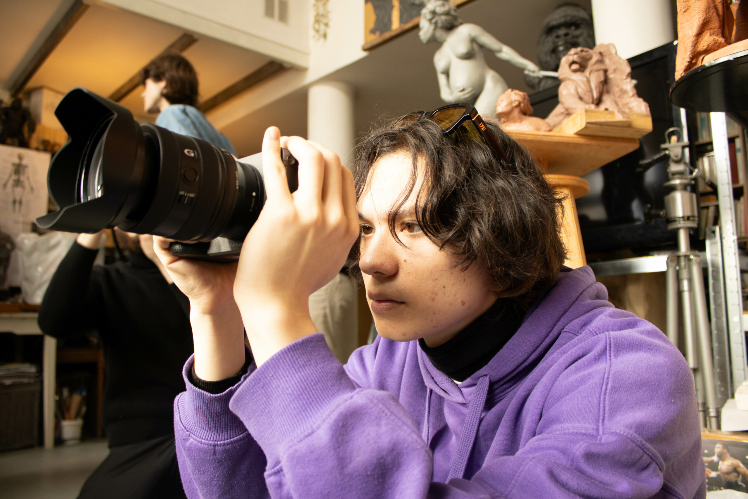 Aperçu animé des travaux d'étudiants en formation Artisan du Cinéma — École Méliès, Orly