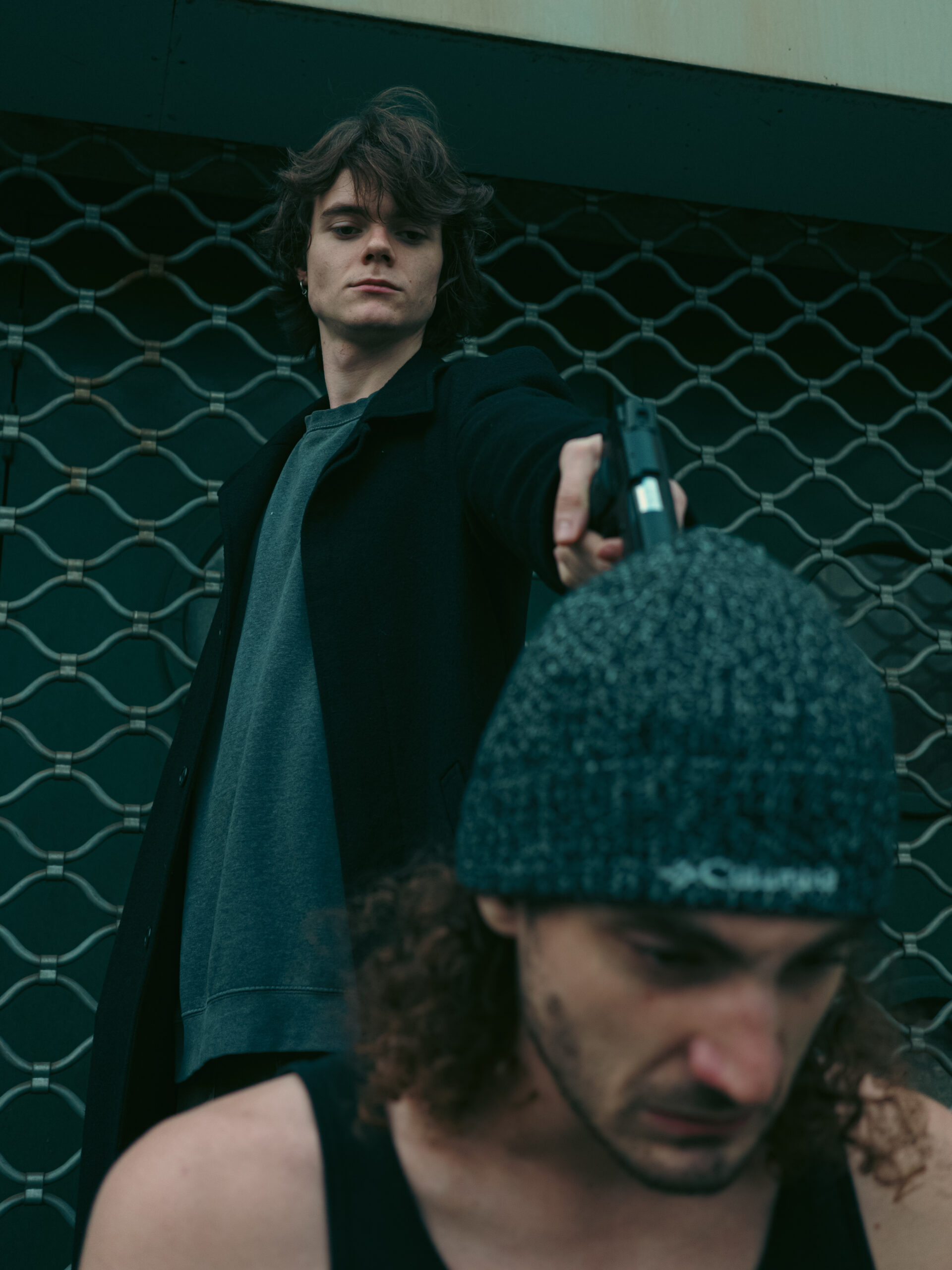 Tournage en extérieur — court-métrage étudiant, École Méliès