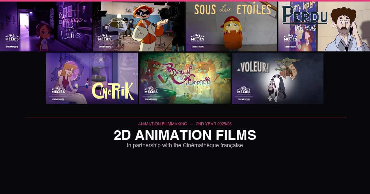 2D Animation Films 2025/26 Animation Filmmaking | École Méliès