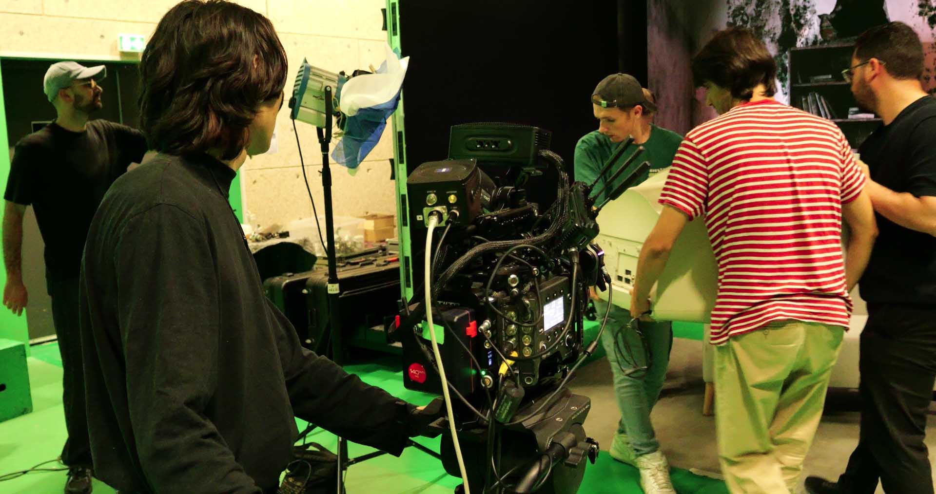 Tournage — formation Vidéaste Polyvalent, École Méliès