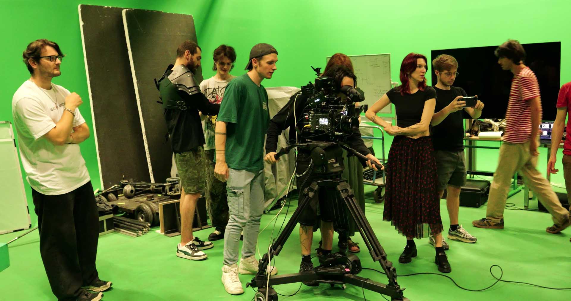 Tournage — formation Vidéaste Polyvalent, École Méliès